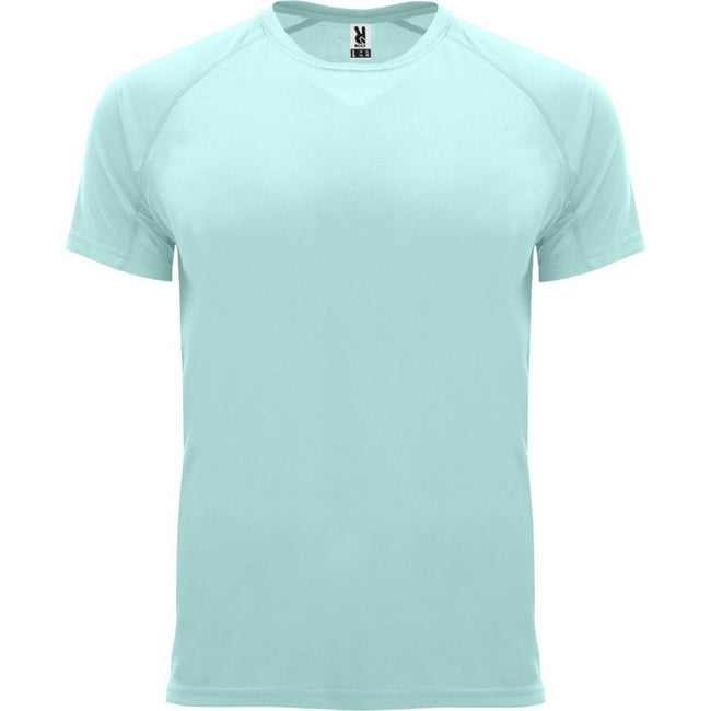 Mint - Front - Roly Mens Bahrain Short-Sleeved Sports T-Shirt
