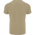 Dark Sand - Back - Roly Mens Bahrain Short-Sleeved Sports T-Shirt