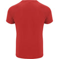Red - Back - Roly Mens Bahrain Short-Sleeved Sports T-Shirt