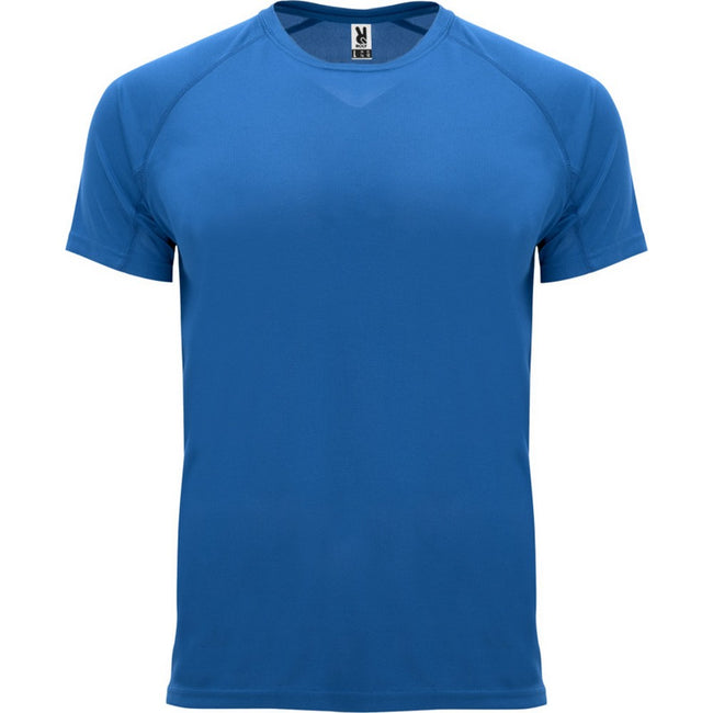 Royal Blue - Front - Roly Mens Bahrain Short-Sleeved Sports T-Shirt
