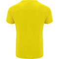 Yellow - Back - Roly Mens Bahrain Short-Sleeved Sports T-Shirt