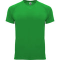 Fern Green - Front - Roly Mens Bahrain Short-Sleeved Sports T-Shirt
