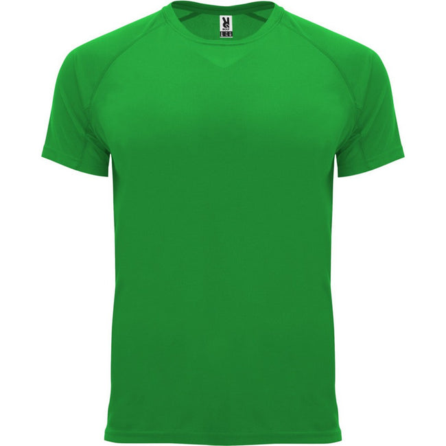 Fern Green - Front - Roly Mens Bahrain Short-Sleeved Sports T-Shirt