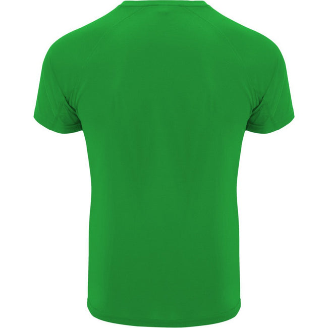 Fern Green - Back - Roly Mens Bahrain Short-Sleeved Sports T-Shirt