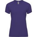 Mauve - Front - Roly Womens-Ladies Bahrain Short-Sleeved Sports T-Shirt