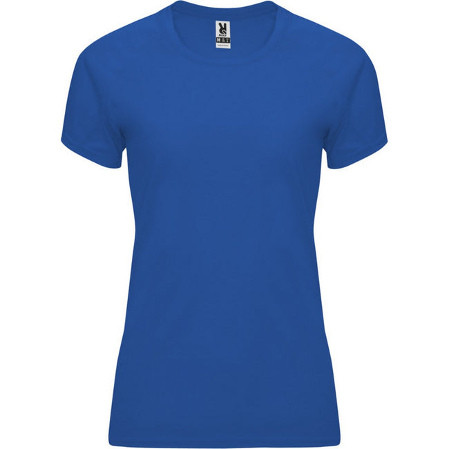 Royal Blue - Front - Roly Womens-Ladies Bahrain Short-Sleeved Sports T-Shirt