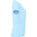 Sky Blue - Side - Roly Womens-Ladies Bahrain Short-Sleeved Sports T-Shirt