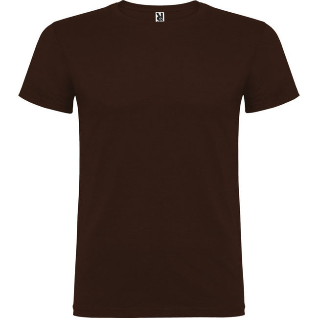 Chocolate - Front - Roly Mens Beagle Short-Sleeved T-Shirt