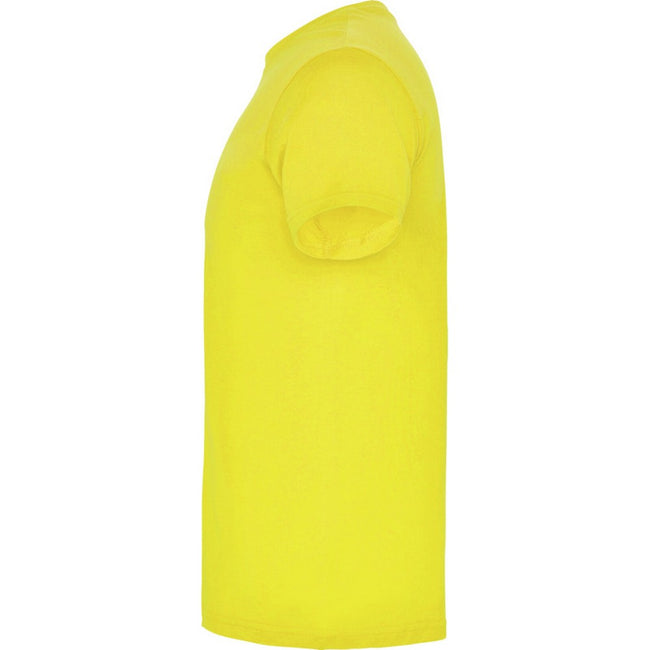 Yellow - Lifestyle - Roly Mens Beagle Short-Sleeved T-Shirt