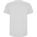White - Back - Roly Mens Stafford T-Shirt
