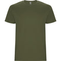 Military Green - Front - Roly Mens Stafford T-Shirt