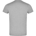 Grey Marl - Back - Roly Unisex Adult Atomic T-Shirt