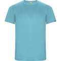 Turquoise - Front - Roly Childrens-Kids Imola Short-Sleeved Sports T-Shirt