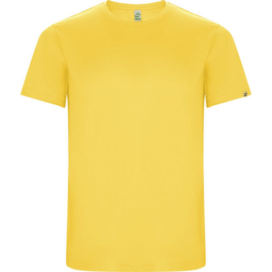 Yellow - Front - Roly Childrens-Kids Imola Short-Sleeved Sports T-Shirt