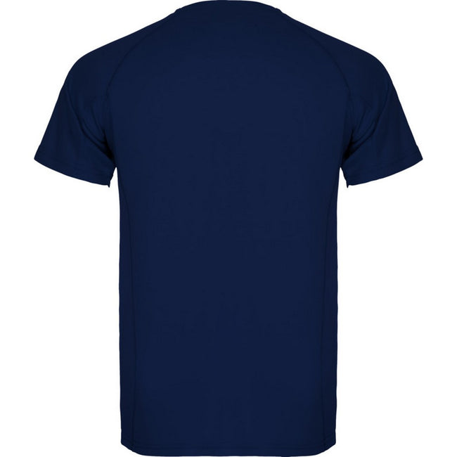 Navy Blue - Back - Roly Mens Montecarlo Short-Sleeved Sports T-Shirt