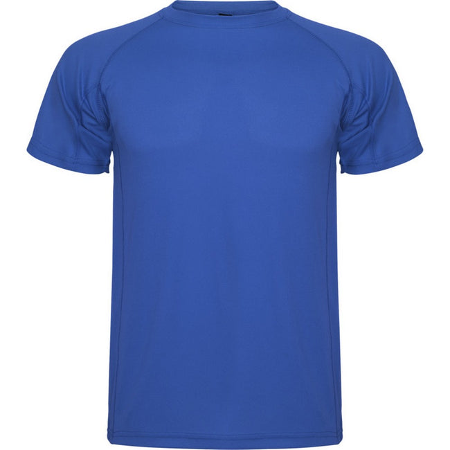 Royal Blue - Front - Roly Mens Montecarlo Short-Sleeved Sports T-Shirt