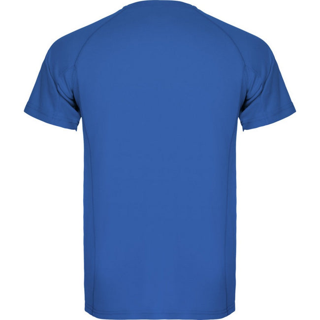 Royal Blue - Back - Roly Mens Montecarlo Short-Sleeved Sports T-Shirt