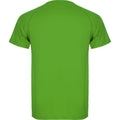 Fern Green - Back - Roly Mens Montecarlo Short-Sleeved Sports T-Shirt