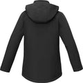 Solid Black - Back - Elevate Essentials Womens-Ladies Notus Padded Soft Shell Jacket