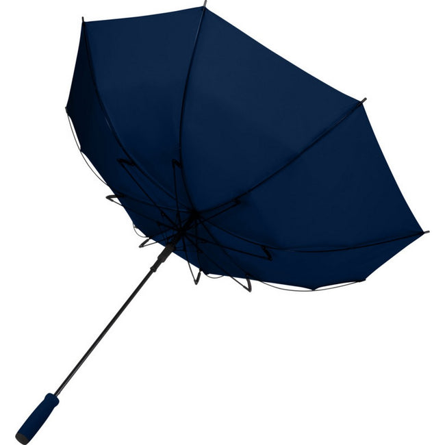Navy - Side - Niel RPET Folding Umbrella