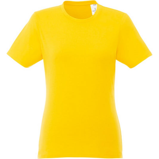 Yellow - Front - Elevate Womens-Ladies Heros Short-Sleeved T-Shirt