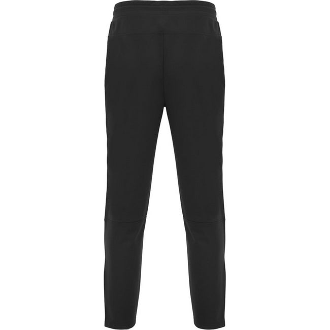 Solid Black - Back - Roly Unisex Adult Neapolis Jogging Bottoms