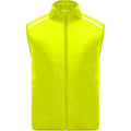 Fluro Yellow - Front - Roly Unisex Adult Jannu Lightweight Running Body Warmer