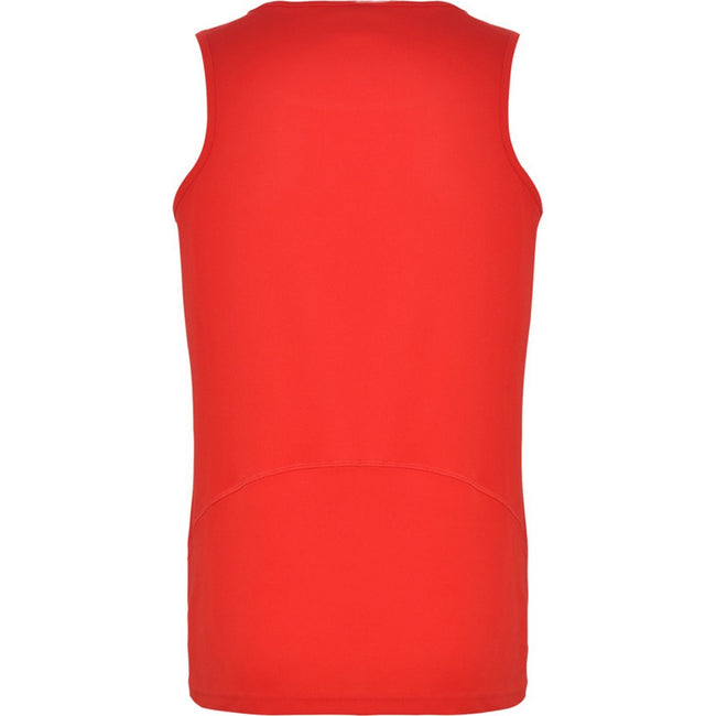 Red - Back - Roly Childrens-Kids Andre Sports Vest Top
