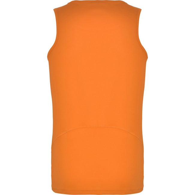 Fluorescent Orange - Back - Roly Childrens-Kids Andre Sports Vest Top