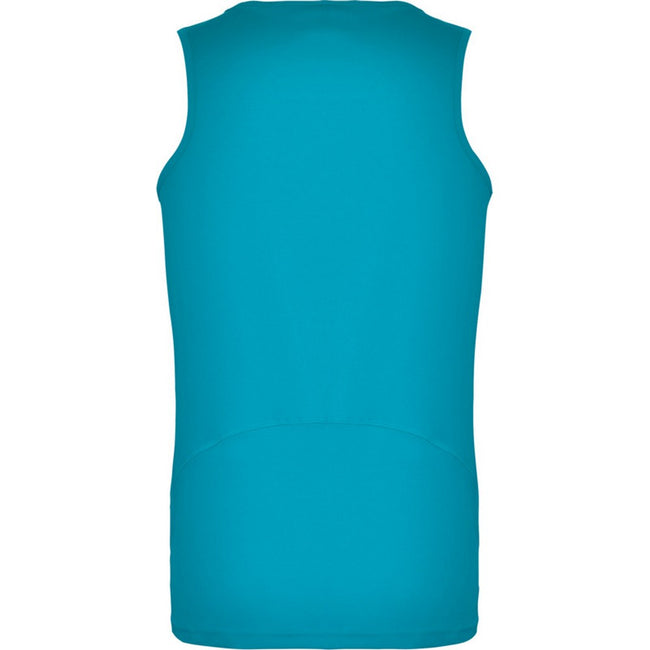 Turquoise - Back - Roly Childrens-Kids Andre Sports Vest Top