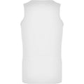 White - Back - Roly Childrens-Kids Andre Sports Vest Top