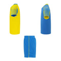 Yellow-Royal Blue - Side - Roly Childrens-Kids Juve Sports Set