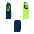 Fluorescent Green-Navy Blue - Lifestyle - Roly Childrens-Kids Juve Sports Set