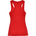 Red - Back - Roly Womens-Ladies Shura Sports Vest Top