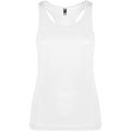 White - Front - Roly Womens-Ladies Shura Sports Vest Top
