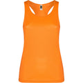 Fluro Orange - Front - Roly Womens-Ladies Shura Sports Vest Top