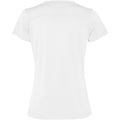 White - Back - Roly Womens-Ladies Slam Short-Sleeved Sports T-Shirt