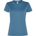 Storm Blue - Front - Roly Womens-Ladies Slam Short-Sleeved Sports T-Shirt