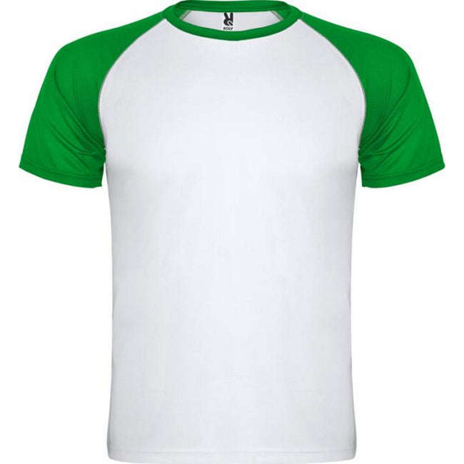 Fern Green - Front - Roly Unisex Adult Indianapolis Short-Sleeved Sports T-Shirt