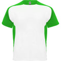 White-Fern Green - Front - Roly Childrens-Kids Bugatti Short-Sleeved Sports T-Shirt