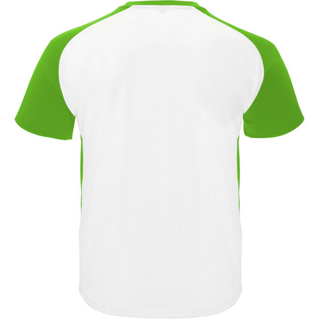 White-Fern Green - Back - Roly Childrens-Kids Bugatti Short-Sleeved Sports T-Shirt