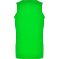 Lime - Back - Roly Mens Andre Sports Vest Top