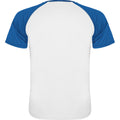 White-Royal Blue - Back - Roly Childrens-Kids Indianapolis Short-Sleeved Sports T-Shirt