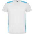 White-Turquoise - Front - Roly Childrens-Kids Detroit Sports T-Shirt
