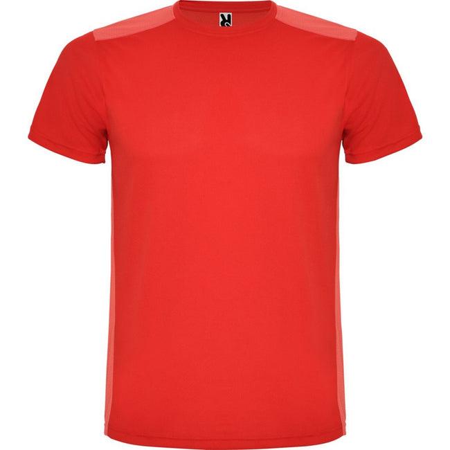 Red - Front - Roly Childrens-Kids Detroit Sports T-Shirt