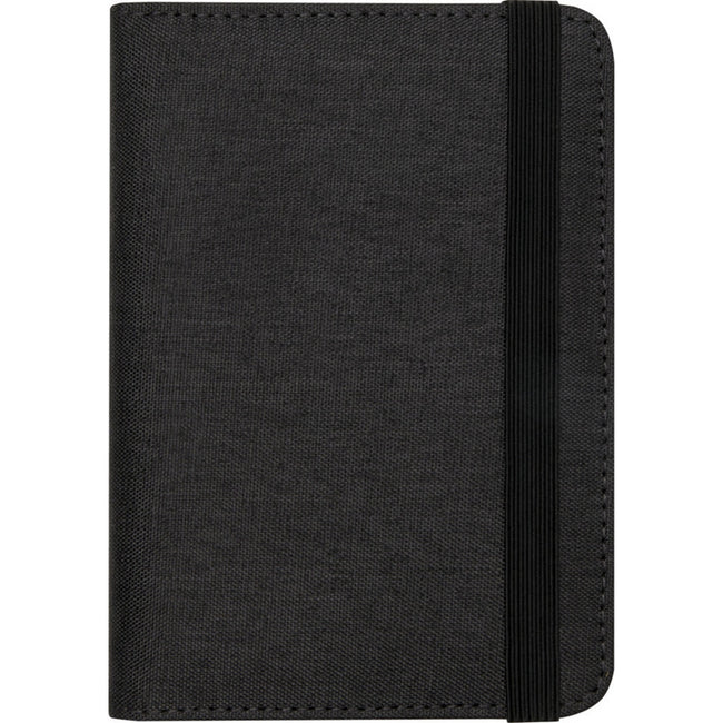 Heather Charcoal - Back - Ross RPET Passport Cover