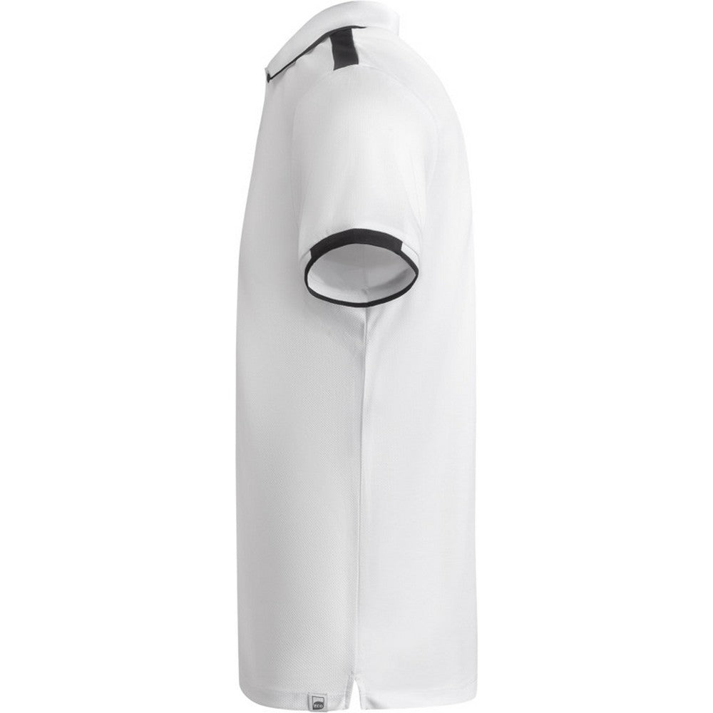 White-Solid Black - Lifestyle - Roly Childrens-Kids Tamil Short-Sleeved Polo Shirt