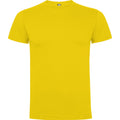Yellow - Front - Roly Mens Dogo Premium T-Shirt