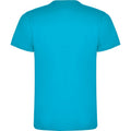Turquoise - Back - Roly Mens Dogo Premium T-Shirt