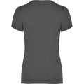 Black Heather - Back - Roly Womens-Ladies Fox Heather Short-Sleeved T-Shirt